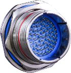 Jam-Nut Receptacle with Rear Release Crimp Contacts and Rear Accessory Options D38999/24