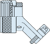 Strain Relief<br>Self-Locking Rotatable Coupling - 45°, 620-049