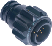 Environmental Lightweight Composite Plug, MIL-DTL-5015 Series III Type 190-007-6