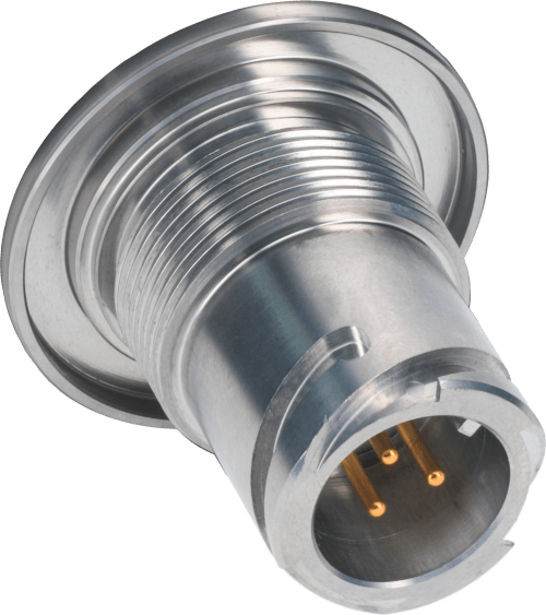 HE ITS Bayonet Coupling Front Wall Mount, Inline, Rear Wall Mount, Jam Nut, and Weld Mount Connectors