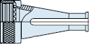 Straight Composite Non-Self-Locking Strain Relief AS85049/45 and MS27663-1