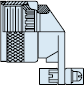 90° Non-Self-Locking Strain Relief MIL-DTL-28840/2