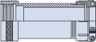 Straight Non-Environmental Strain Relief Backshell M83723/35S