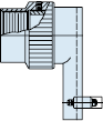 90° Non-Self-Locking Strain Relief MS27559
