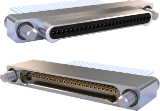 Plug and Receptacle, Single Row Connectors with Insulated Wire, M32139/01 and /02