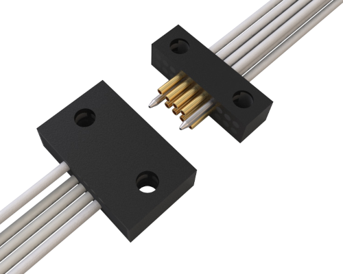 Dual Row, Plastic Shell, Nano Strip Connector with Insulated Wire, 891-045