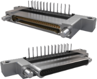 Right-Angle Mount Thru-Hole PCB Connectors with Mounting Ears, 890-043 and 890-044