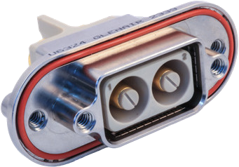 Rectangular Rear-Mount Receptacle for Bus-Bar Termination 971-013