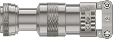 EMI+Environmental Backshell, Self-Locking 390H*055