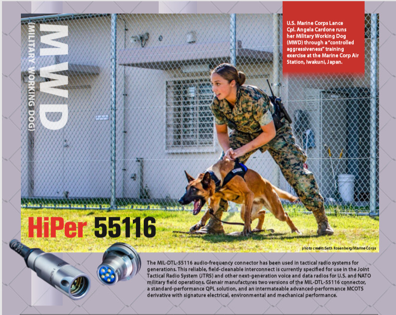 U.S. Marine Corps Lance Cpl. Angela Cardone and her Military Working Dog