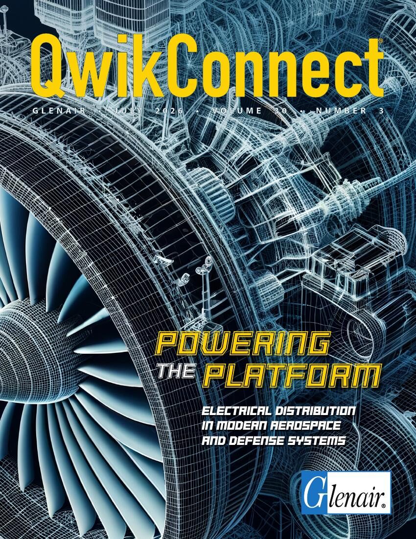 Glenair QwikConnect Magazine – July 2026 – Powering the Platform