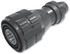ITS 500 06 Series Straight Cylindrical Plug Assembly for Jacketed Cables and Rubber Conduit
