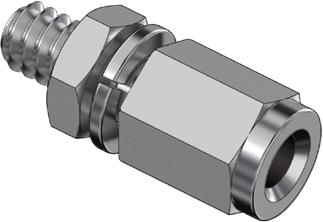 Female Screwlock, Panel Mounting, 289-015, 289-016, 559-001