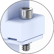 Replacement Screwlocks for Type 2 Solid Backshells (.25" Flange), 687-172 and 687-236