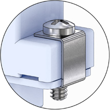 Replacement Screwlocks for Type 2 Solid Backshells (.25" Flange), 687-236X, 687-418, 687-626