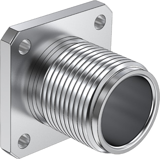 Dummy Receptacle for Type HN Coax RF Plugs, 650-072