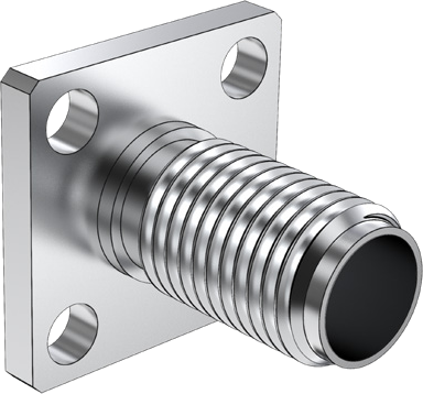Dummy Receptacle for SMA Coax RF Plugs, 650-073