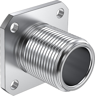 Dummy Receptacle for Type N COax RF Plugs, 650-074