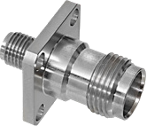 TNC Female to SMA Female Adapter, Square Flange, GRF05-0017
