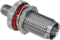 TNC Female to SMA Female Adapter, Jam Nut, GRF05-0018