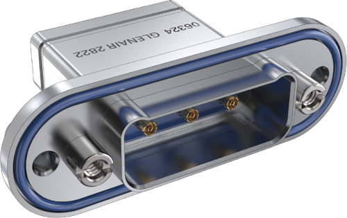 Panel Mount Receptacle, Pin Contacts, 795-008P