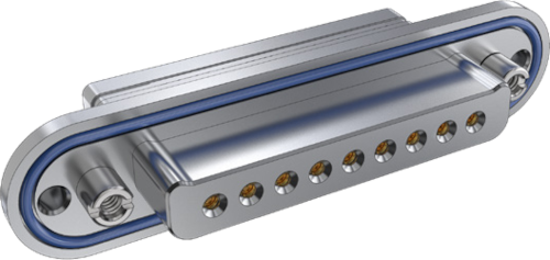 Panel-Mount Plug, Socket Contacts, 795-011S