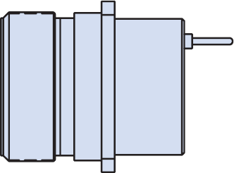 Box Mount Receptacle with PC Tail Contacts 907-003