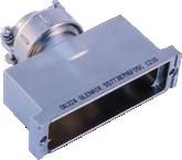 EMI/RFI Backshell with Cone and Ring Shield Termination (non-banding), 557-387