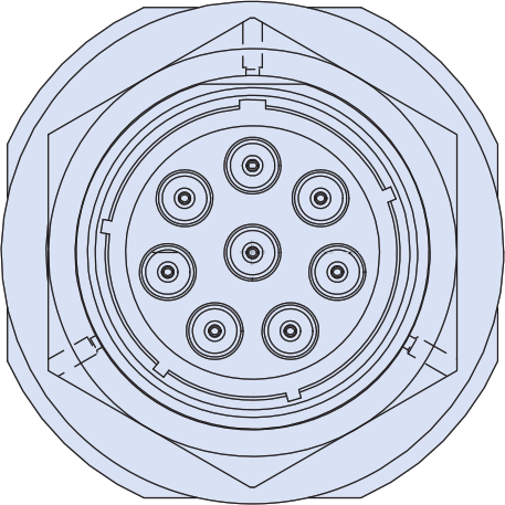 SuperNine Space-Grade Hermetic Feed-Thru IAW SSQ 21635, 947-410