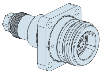 707-0409 Flange Connector Receptacle