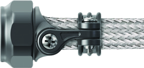Swing-Arm® Saddle Clamp, Braid Sock, Composite, 870F002