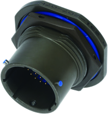 Wall-Mount Receptacles, Flush Flange, 231-207