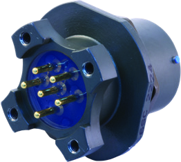 Dual-Flange Wall-Mount Receptacle, 231-211