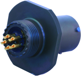 Connector Jam-Nut Receptacle, 240-381J