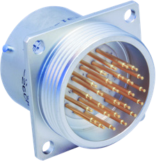 Wall-Mount Hermetic Receptacle, 231-100-H0 and MS27469