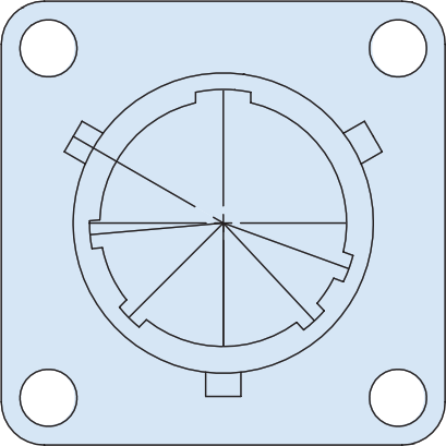 Connector with Crimp-Removable Socket Contacts, 231-106