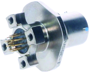 High-Speed Wall-Mount Dual Flange Receptacle, 231-225