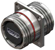 HDMI 2.0 Panel Mount Feed-Thru Couplers 233-365