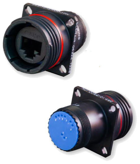 RJ45 Receptacle with Crimp Removable Contacts 233-301