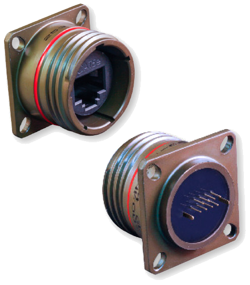 RJ45 Receptacle with PC Tails 233-302