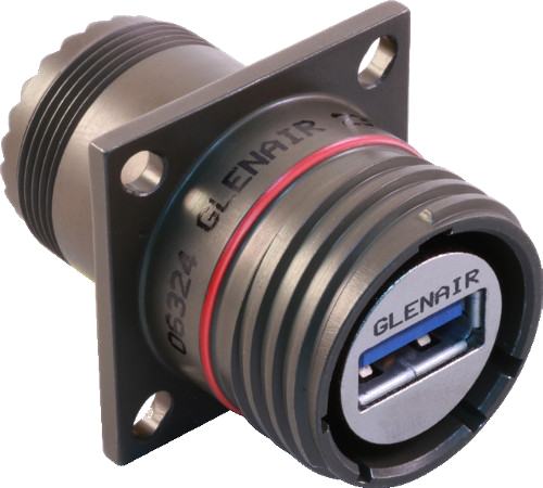 SuperSeal Panel Mount USB 3.0 Receptacle Connectors 233-350