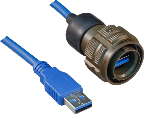 SuperSeal USB 3.0 Plug Cable Jumper with Active Repeater 2330-0450