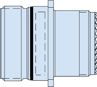 Connector Receptacle with Shielded DisplayPort Coupler, 233-376