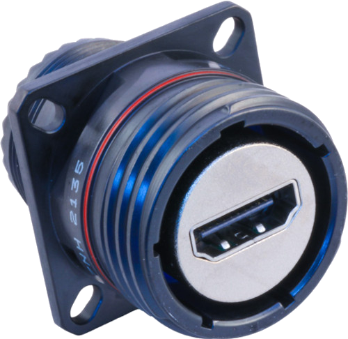 Panel Mount Couplers with Accessory Threads, 233-360