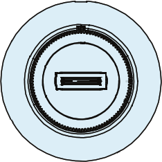 Receptacle with USB Type C Interface to Solder Cup Termination, 804-382