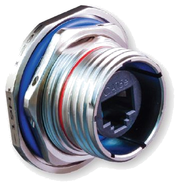 Lightweight Hermetic Code Red Receptacle with 10^-7 Leak Rate, 2330-0131