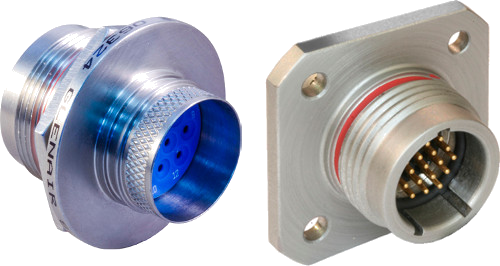 AquaMouse Submersible Rear Panel Mount, Jam Nut Receptacle, Flange Connector Receptacle, Cable Connector Receptacle, 802-010 and 802-011
