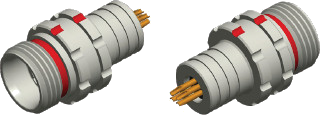 Micro-PSI Cable Connector Receptacle, 707-0264-5