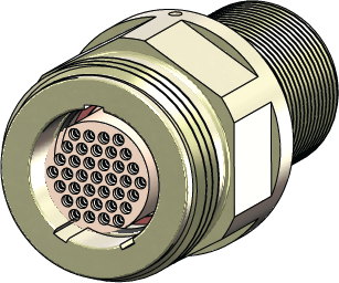 SeaKing™ 700 Reverse Gender Bulkhead Receptacle 707-0147-7