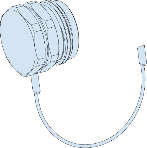 SeaKing™ 700 PEEK Pressure Cap for SeaKing Plug 709-162